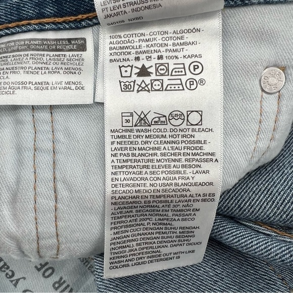 Levi’s 505 Straight Leg Jeans Size 33 x 29 Men’s - Picture 5 of 5